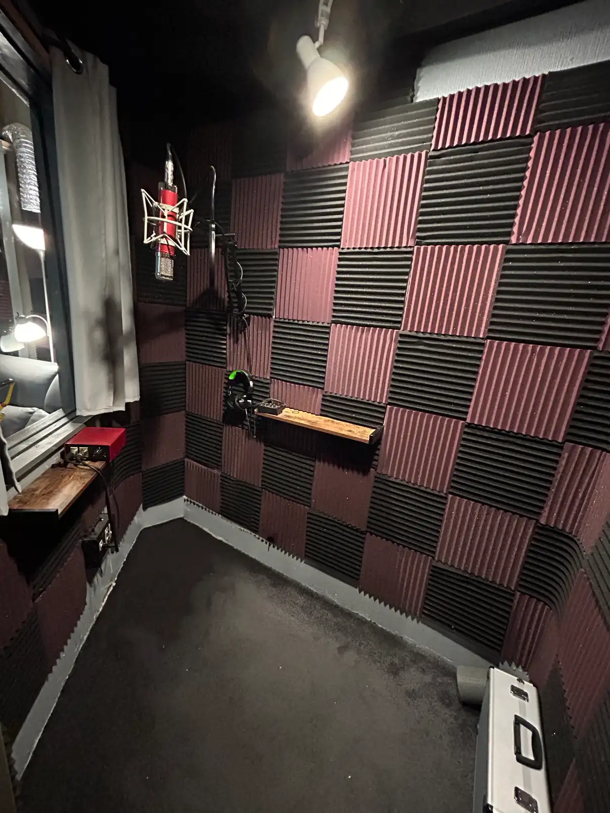 The Fields vocal booth